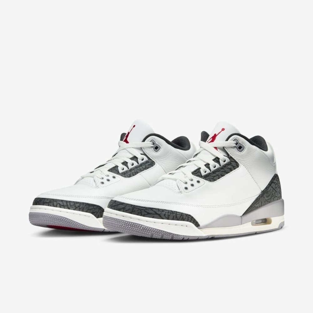 Nike Air Jordan 3 Retro Shoes 'Cement Grey' (2024) CT8532-106 Men's Size 13